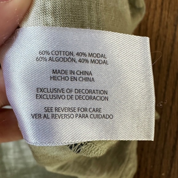 GAP Women's Olive Green Tie Dye T-shirt Dress Size M - Picture 3 of 3